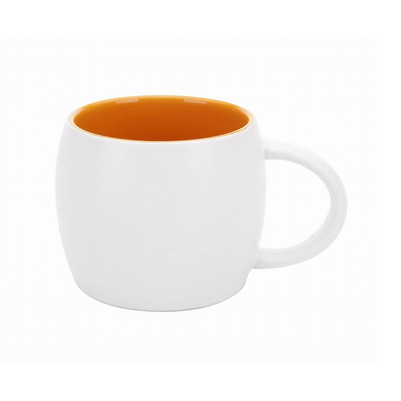 Jinqi Creative Color Glaze Barrel Cup Ceramic Cup with Lid Creative Mug Coffee Cup Water Cup Wholesale Foreign Trade