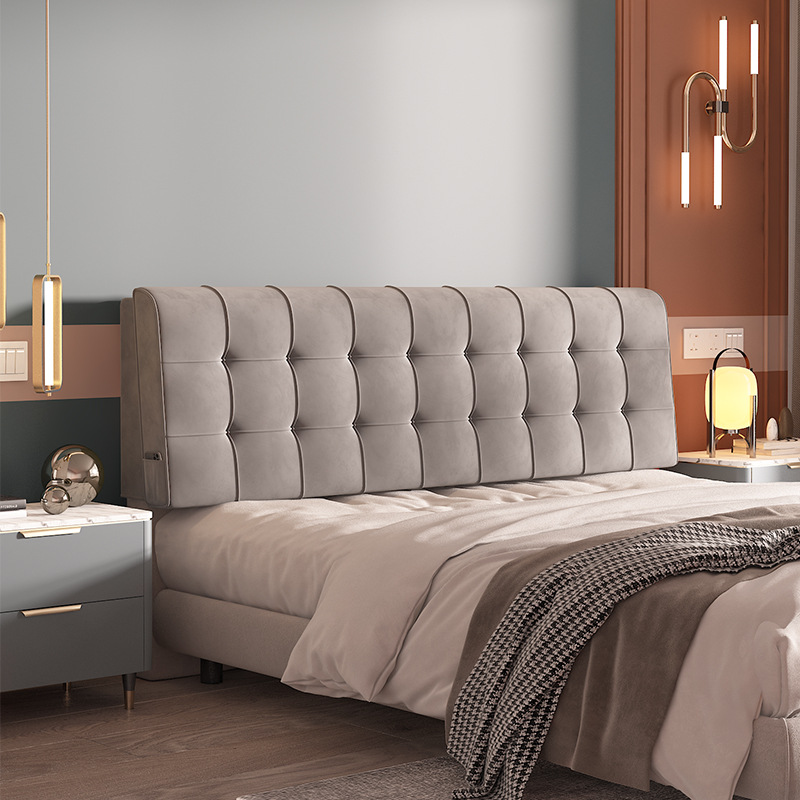 床头靠垫软包靠背2023新款榻榻米床靠大自粘靠枕床床上垫无板套罩