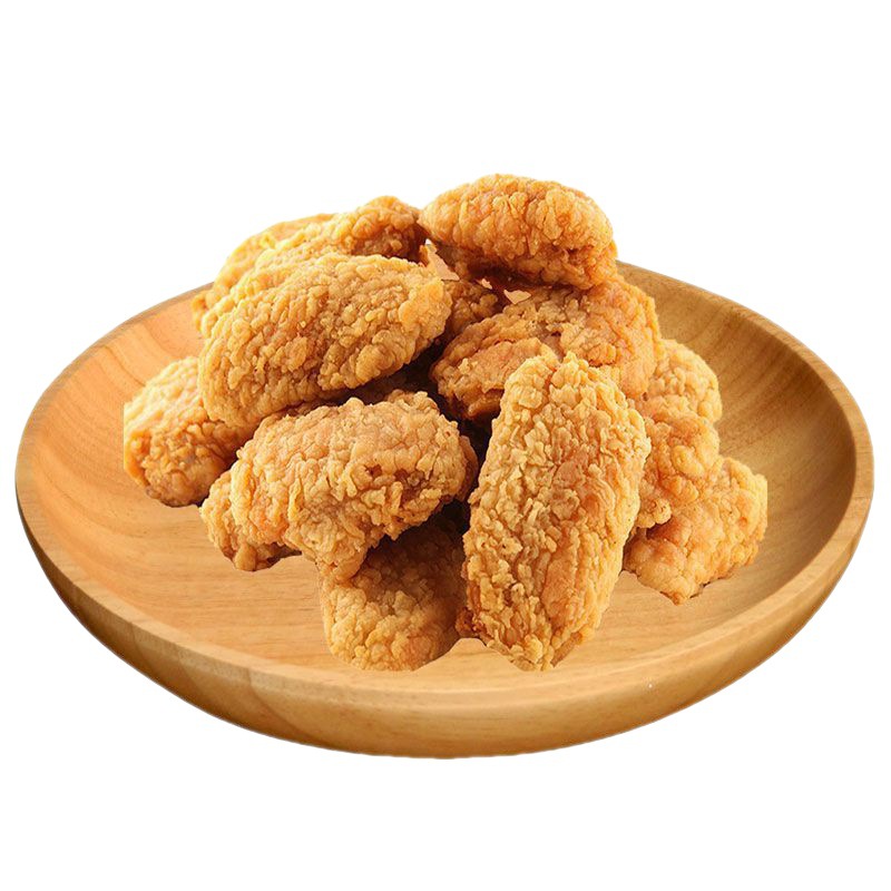 香辣翅中冷冻半成品裹粉吮指翅中冷冻油炸半成品小