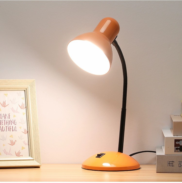 Table Lamp Led Metal Iron Art Bedroom Children's Student Only Eye Protection Desk Office Gift Simple Folding Table Lamp