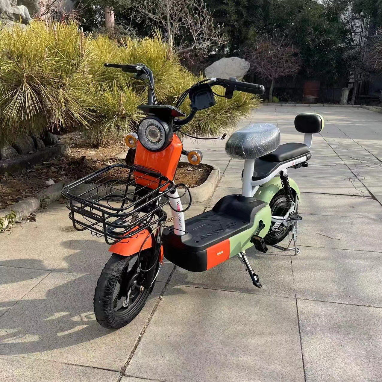 电动车48v小蜜豆电瓶车成人学生时尚可挂牌跨境自行车厂家批发