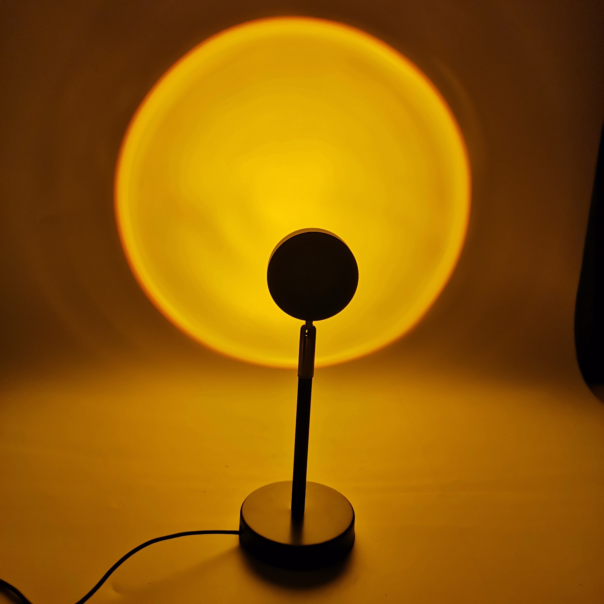 落日灯网红拍照日落灯夕阳灯日不落台灯客厅补光灯艺术氛围投影灯