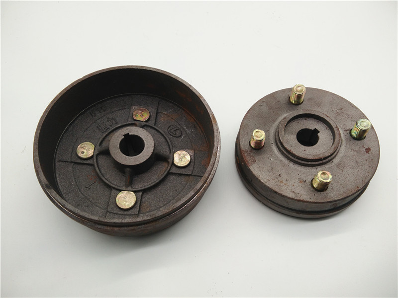 电动三轮车刹车锅130 刹车轮毂盖160 后桥碟刹锅 车轮固定盘