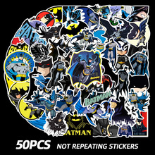 50张跨境爆款蝙蝠侠小丑涂鸦贴纸手机壳吉他平板笔记本防水贴纸