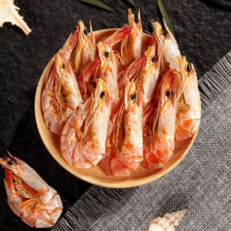 即食虾干 海鲜干货 烤虾干对虾干儿童零食海虾干潮汕特产一件批发