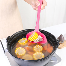 KOKUBO日本进口汤勺塑料烹饪勺章鱼小丸子长柄勺厨房用勺耐高温勺