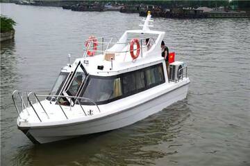 亿航达玻璃钢快艇敞开艇防汛巡逻艇执法艇游艇冲锋舟