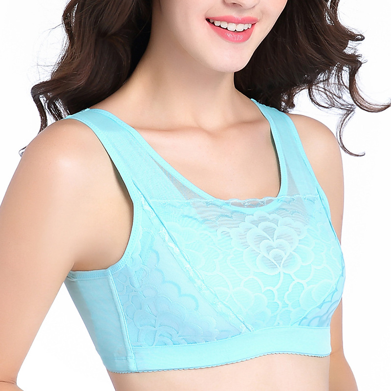 Artificial Breast Bra Anti-Tube Top for Breast Surgery Can Put Chest Pad Women's Underwear without Steel Ring Light 1109