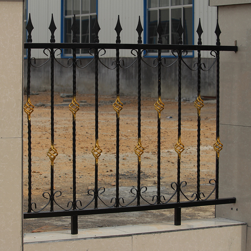 铁艺围墙护栏铸铁围栏锌钢铝合金栏杆农村院墙隔离栏户外别墅栅栏
