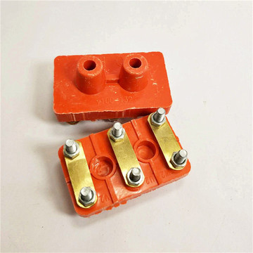 y132接线柱100电机接线板 y112三相电机接线端子 2.2千瓦-7.