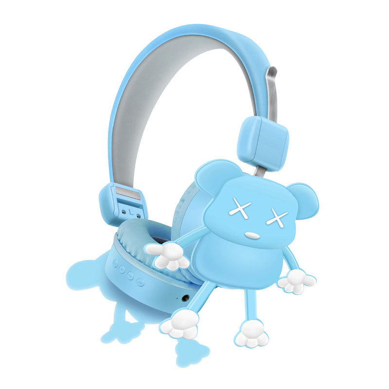 Private Model Wireless Bluetooth Headset Ah-807f Cross-Border New Arrival Children's Cartoon Headset Creative Wireless Headset