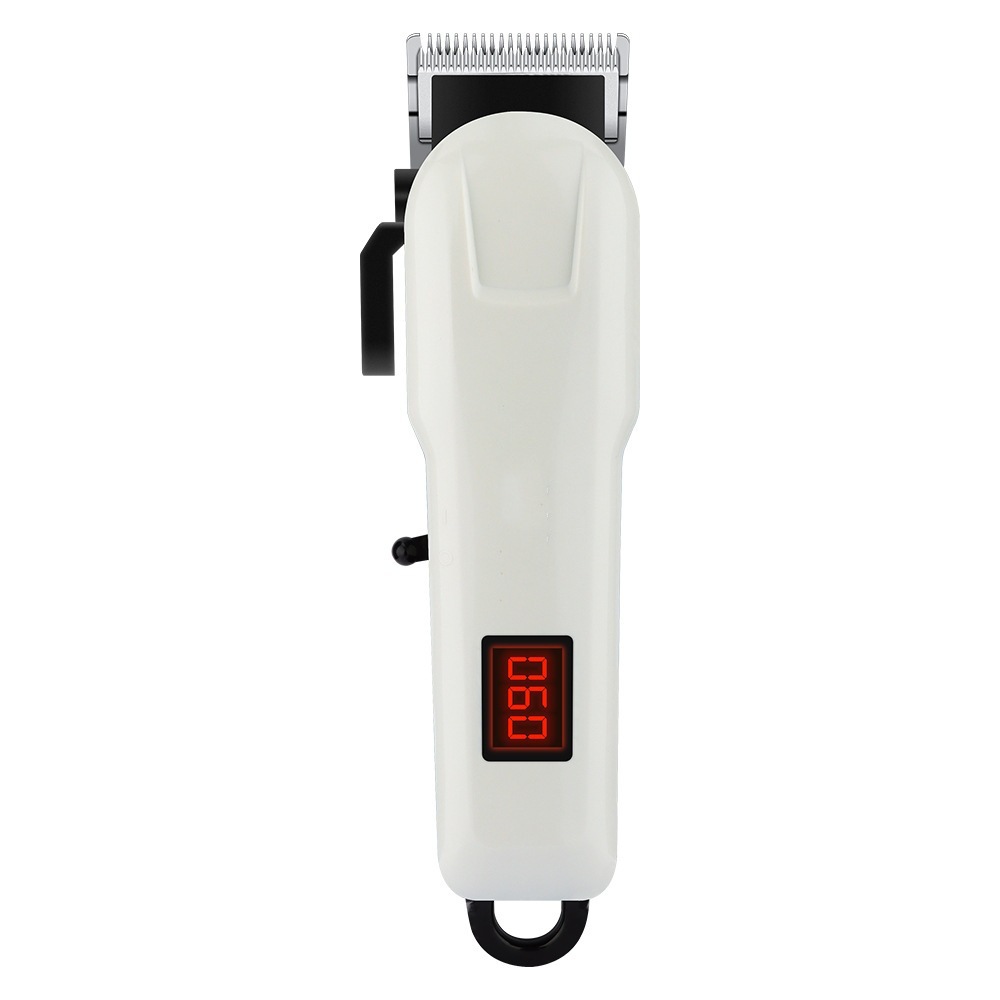 Cross-Border Hot Selling Electric Hair Clipper Electric Hair Clipper LCD Display Hair Salon Household European and American Electric Hair Clipper Electric Hair Clipper