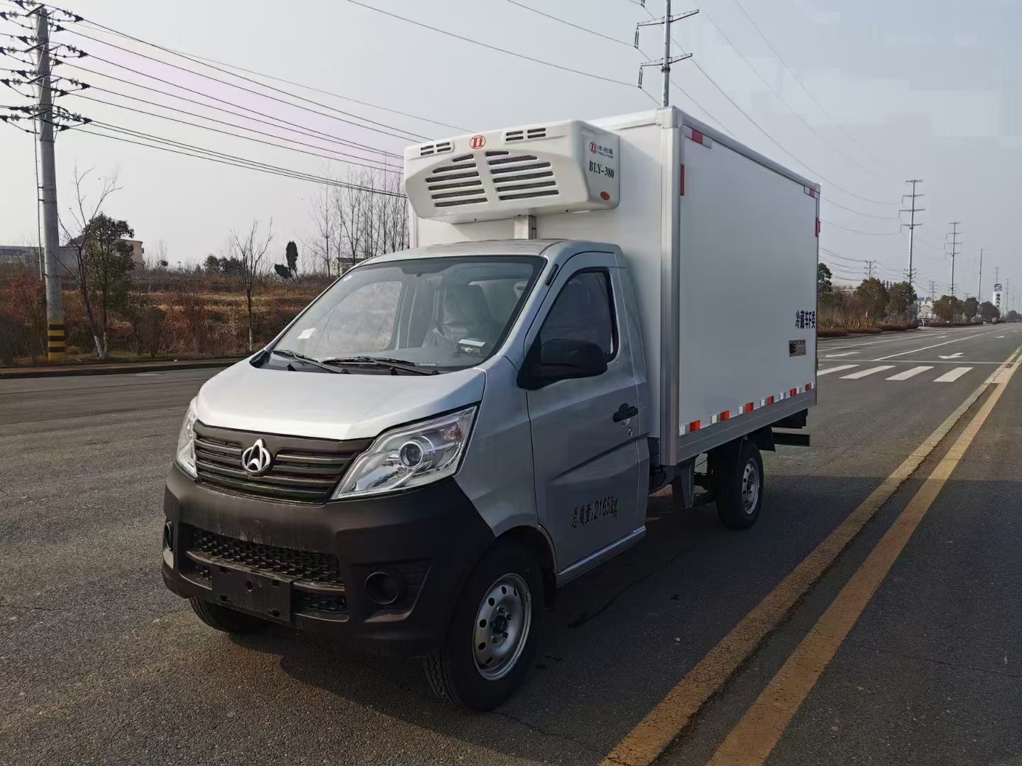 蓝牌冷藏车冻货 水产品运输冷链冷冻车长安后单轮微型冷藏车-阿里巴巴