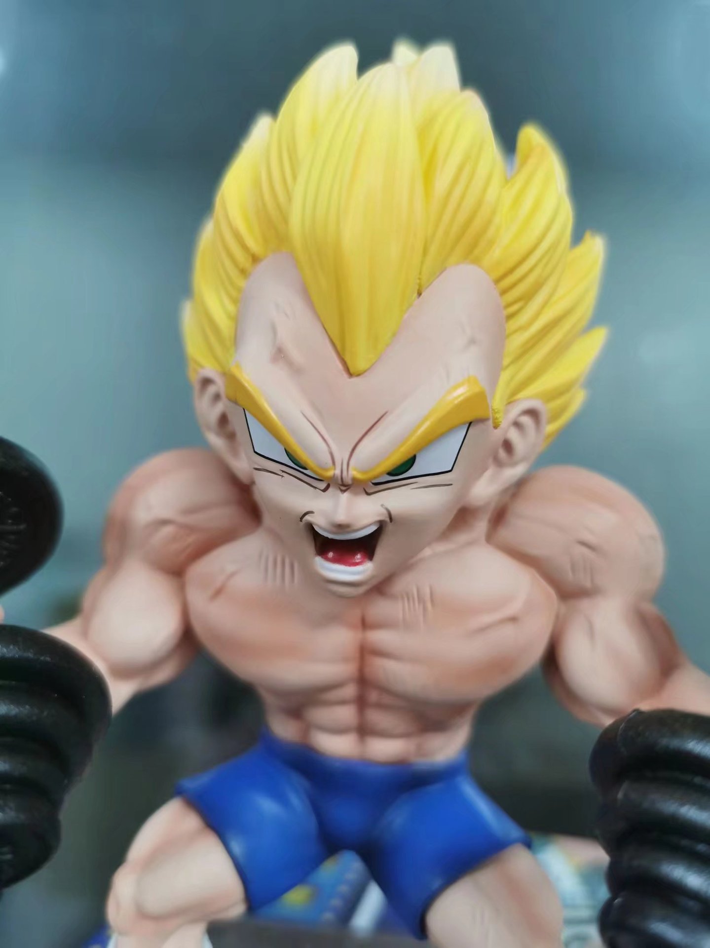 七龙珠 肌肉 健身贝吉塔 比达 gk 雕像 盒装手办公仔摆件模型