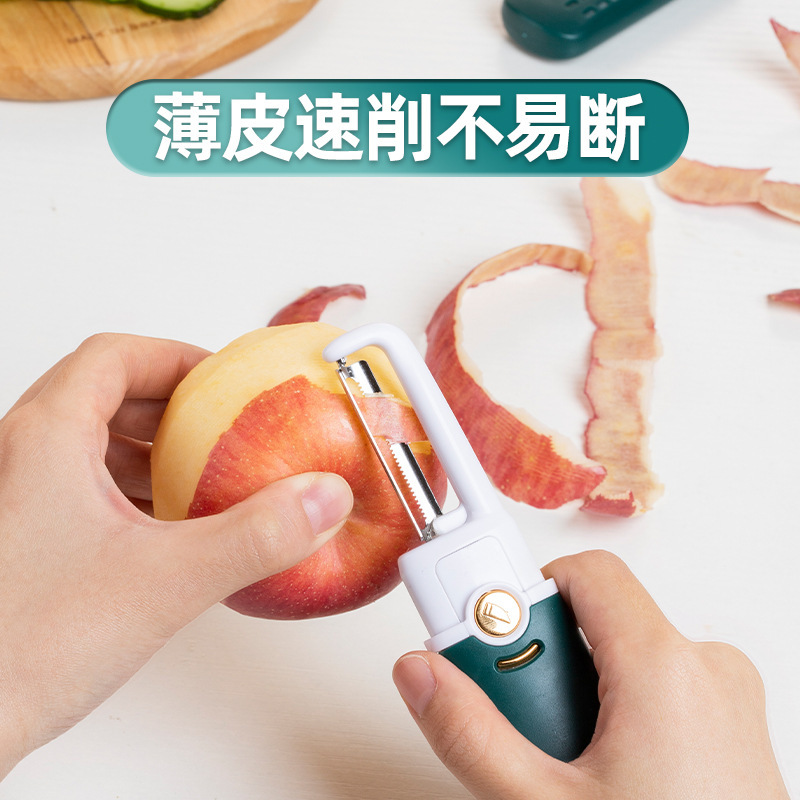 Multifunctional Two-in-One Household Stainless Steel Peeler