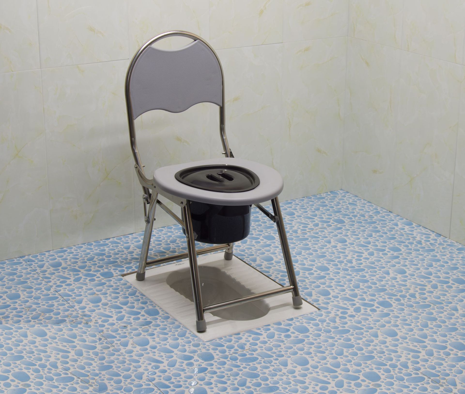 厂家定制坐便凳 厕所凳 加强老人孕妇移动凳 病人大便椅 坐便器