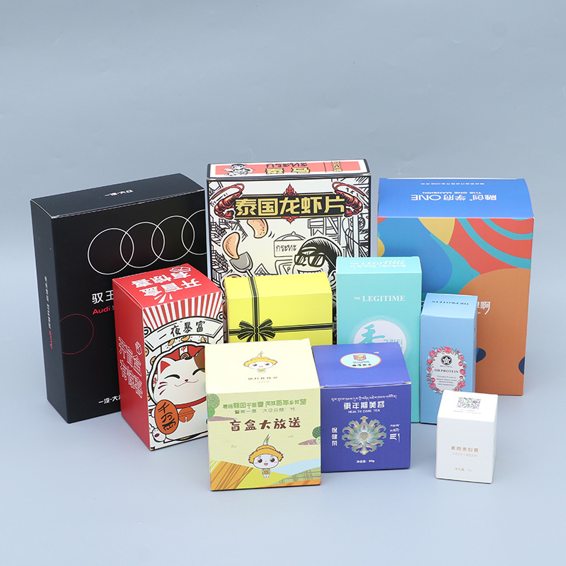 彩色纸箱包装图案