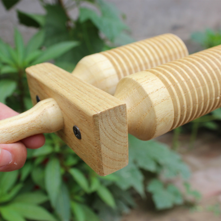 木制高低梆子 螺纹双响筒奥尔夫 儿童打击乐器玩具幼儿园早教教具