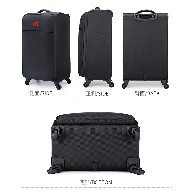Cross-Border Spot Light Draw-Bar Luggage 20-Inch Boarding Bag Suitcase High-End Brand Trolley Case Factory Direct Sales