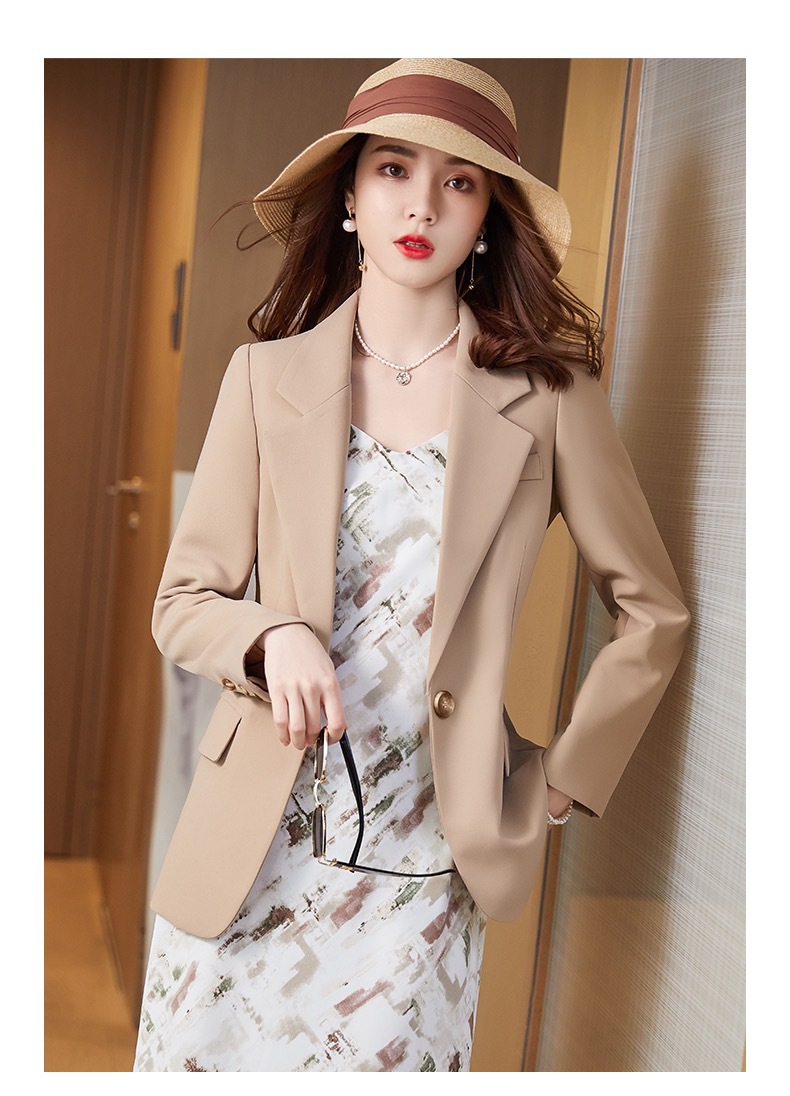 新款女装性感小西装轻熟开衫绑带上衣开叉高腰套装跨境2021春款ol职业