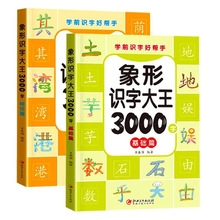 识字大王3000字幼儿园学前早教启蒙认字书儿童看图入门识字大王书