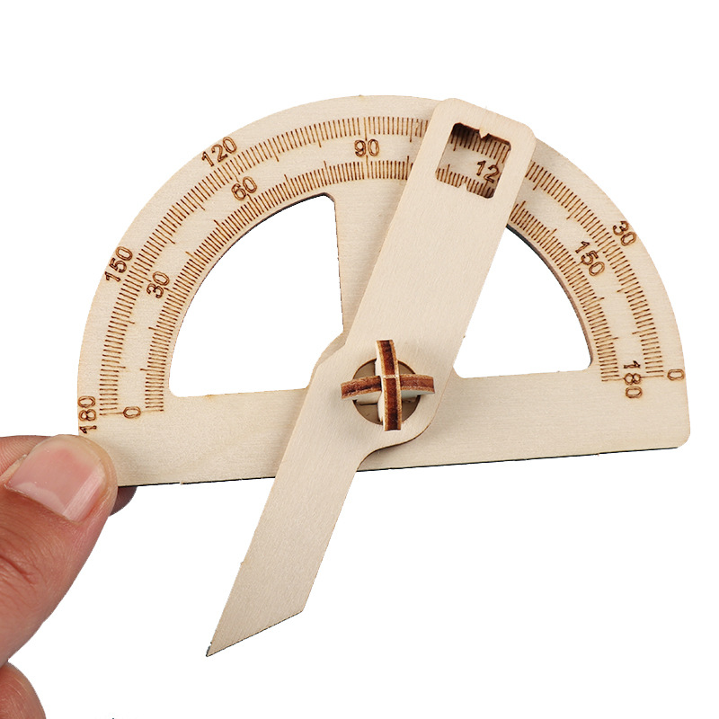 diy科技小制作小发明手工自制角度尺 stem创客教育益智模型玩教具