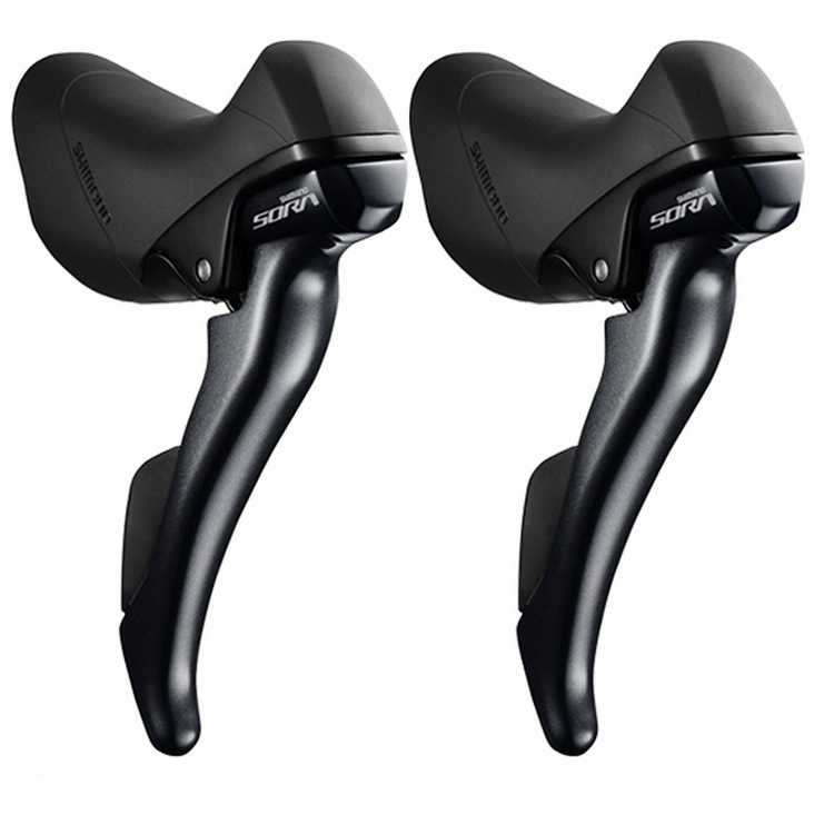 shimano sora st-r3000 9速18速公路车自行车手变拨杆变速器指拨