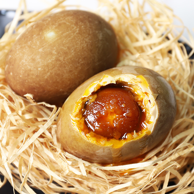 安徽龙耕特产流油咸鸭蛋起沙红泥烤鸭蛋五香整箱20枚-阿里巴巴