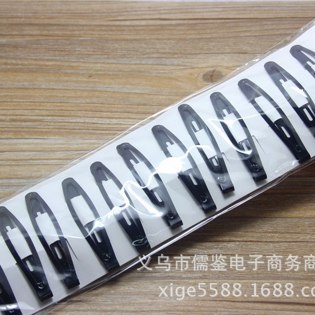 factory direct supply barrettes frosted bb clip bang clip updo supplies simple black elastic side clip 2 yuan shop wholesale