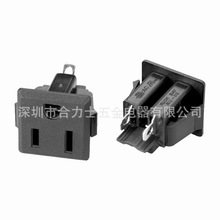 AC SOCKET 美国电源插座 美式电源连接器 美标交流电源插座RU-02(