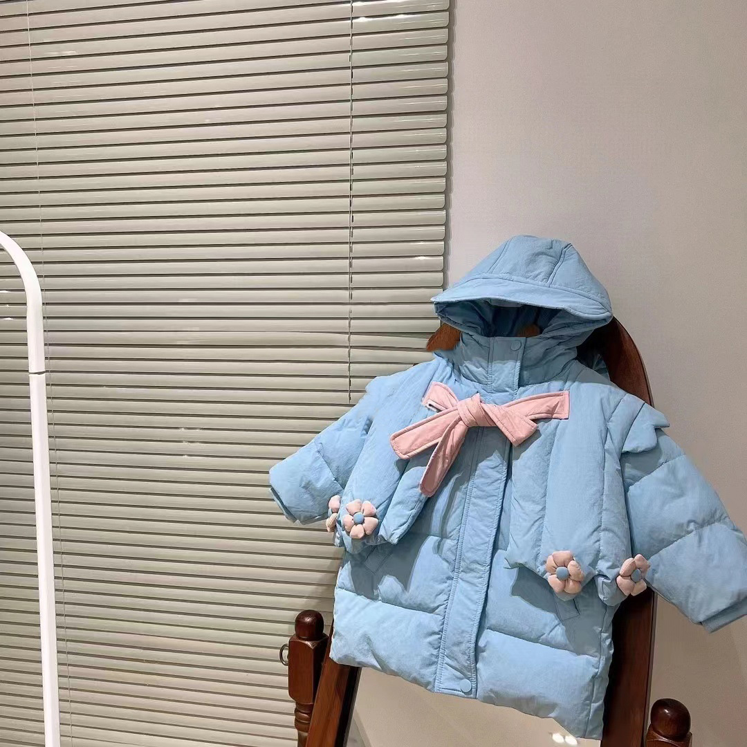 左小甜 蘑菇酱 柚萌童装2023冬季新款儿童羽绒服外套走份批发货源