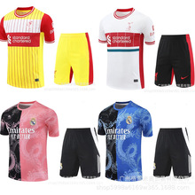 25-26赛季欧洲豪门足球俱乐部LFC球衣FCB皇马足球服套装一件代发