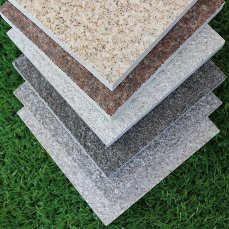 生态地铺石仿石材陶瓷pc砖荔枝面仿花岗岩18mm石英砖围墙干挂墙砖