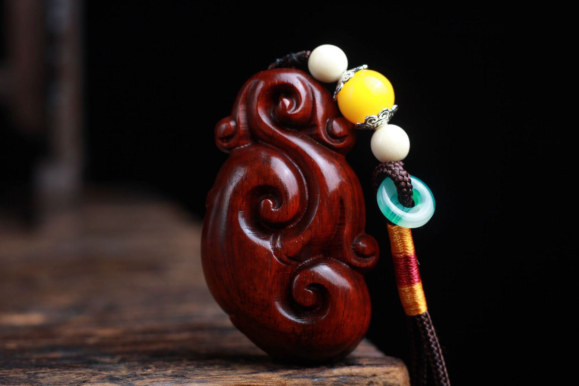 小叶紫檀木雕手把件木质文玩龙龟葫芦貔貅如意手玩件小摆件工艺品