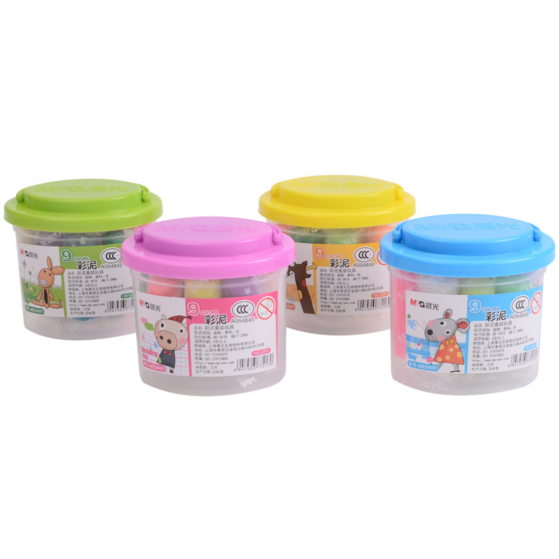 晨光彩泥ake04001小桶儿童套装彩泥9色粘土橡皮泥-阿里巴巴