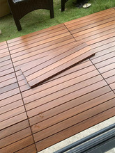 实木地板户外防腐木露台地面铺设室外庭院改造拼接阳台地板自铺