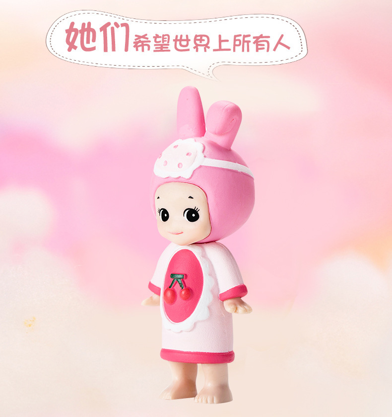 汽车用品卡通联盟天使娃娃桌面手办汽车桌面摆件盲盒礼品玩具