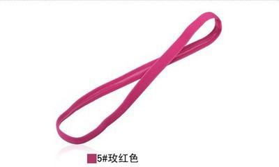 European and American Popular Tighten Rope Candy Color Running Headband Football Anti-Slip Hair Accessories Sports Yoga Hair Band Headband