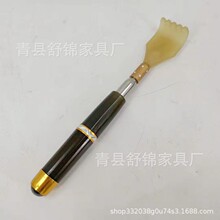 磁力痒痒挠不求人 仿牛角痒痒挠按摩器抓痒器 伸缩挠背器挠痒