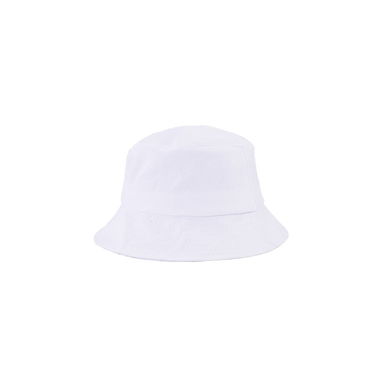 Pure Cotton Bucket Hat Women's Sunscreen Summer Hat Printed Logo Embroidered Sun Hat Casual Hot Hat Wholesale