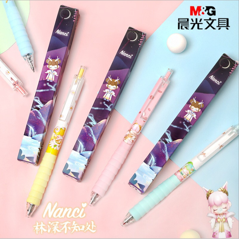 新款naici林深不知处小狐仙隐藏款盲盒笔 agpj0602盲盒中性笔批发