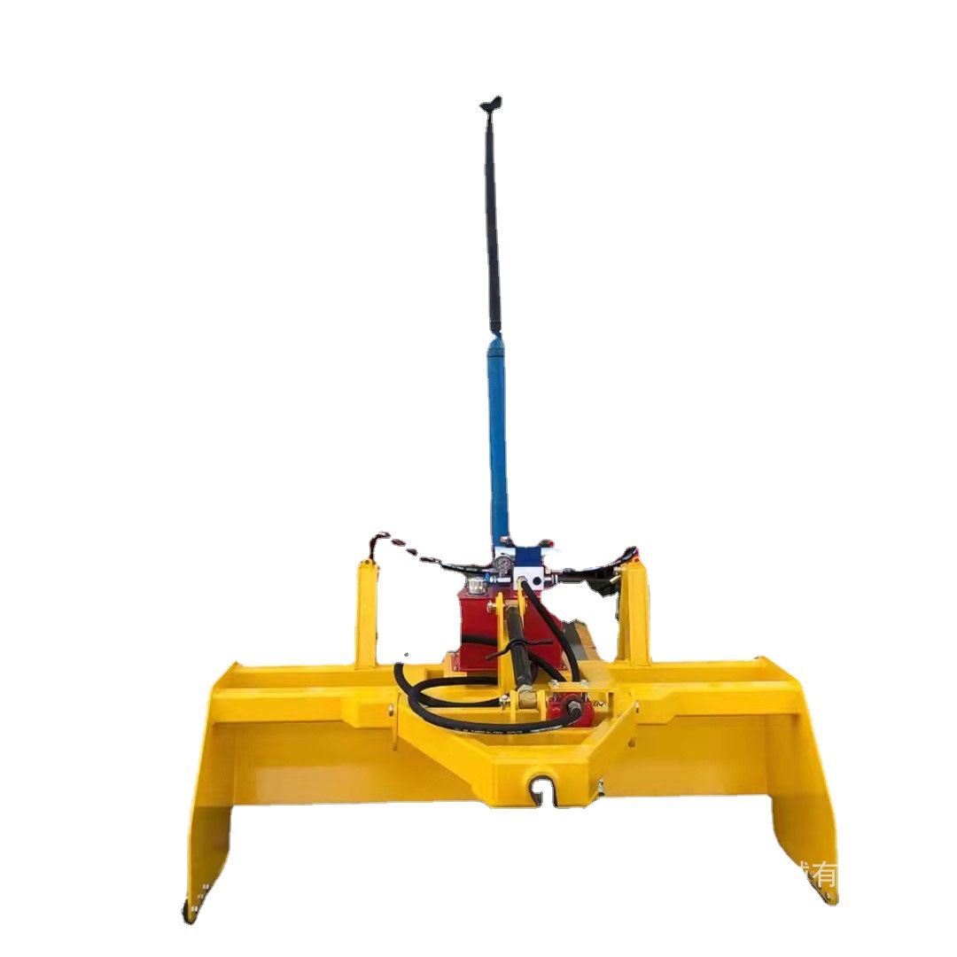 大型拖拉机带的液压卫星平地机 加强型2.5-3米伸缩式激光整平机