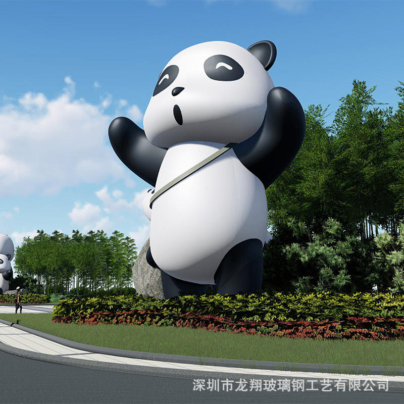 玻璃钢卡通人物雕塑厂家大型影视卡通人物网红园林景观摆件户外-报价