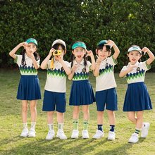 幼儿园园服夏装班服小学生校服夏季儿童套装运动会款六一表演