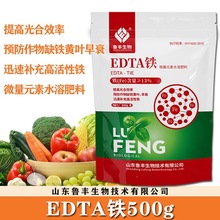 鲁丰螯合铁果树蔬菜瓜果花卉缺铁用黄化早衰冲施滴灌叶面EDTA铁肥