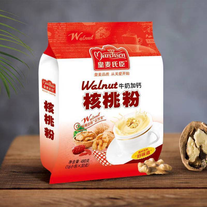 0成交0件608g每味奶粉加钙核桃粉袋装学生早餐冲饮即食代餐中老年饱腹