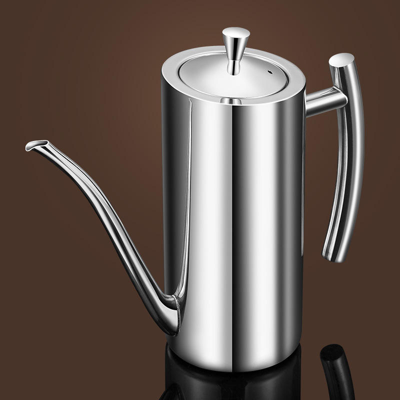 热卖304不锈钢油壶酱油香料瓶家用厨房多用 创意个性油壶批发