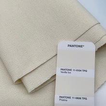 16安涤棉帆布米黄染色布面干净整洁颗箱包手袋购物袋桌布挂画布料