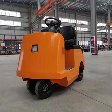 座驾电动牵引车6吨转运托盘车航空搬运拖车电瓶牵引头同轨迹挂车