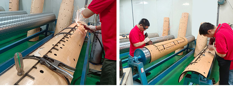 激光滚筒模切滚啤 印刷刀模 啤机刀模 高速 纸箱刀模圆压模定制